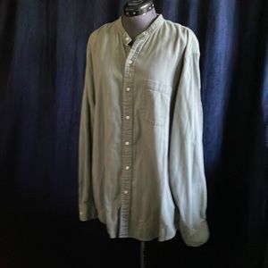 lands end mens button down shirt XL